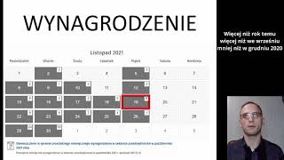 Średnie wynagrodzenie w Polsce - październik 2021