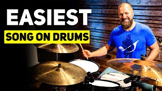 Easiest Song On Drums | First Drum Lesson | "Save Your Tears" Drum Lesson