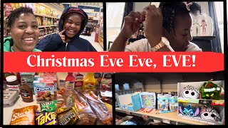 CHRISTMAS EVE, EVE, EVE! SHOPPING, PICKING UP MY MOM AND GETTING OUR FOOD FOR CHRISTMAS DINNER!