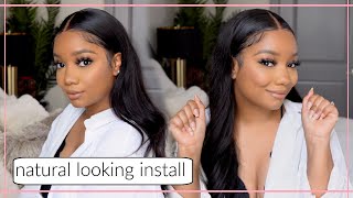 WOW!! 😍EVERYDAY, NATURAL WIG + DETAILED WIG INSTALL | BEAUTYFOREVER