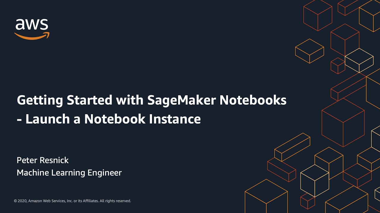 Quickly Launch Amazon SageMaker Notebooks - YouTube