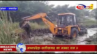 खंडवा - बारिश से पहले नगर निगम द्वारा नालों की सफाई MP NEWS NETWORK KHANDWA NEWS