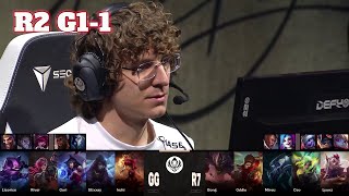 GG vs R7 - Game 1 | Round 2 LoL MSI 2023 Play-In Stage | Golden Guardians vs Movistar R7 G1 full