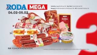 Roda MEGA: Sniženja za 5,  04. - 05.02.2017.