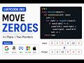 How I Solved LeetCode 283 - Move Zeroes in One Pass#leetcode