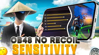 OB48 Best Sensitivity 🤯 Setting For Headshot After Update⚙️ 2GB - 3GB - 4GB - 6GB - 8GB RAM | MAX FF