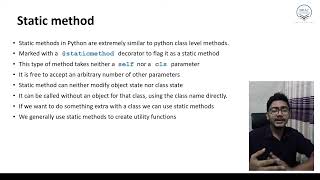 L22 | Python OOP | Methods | Instance, Class & Static Mehtod | Bangla