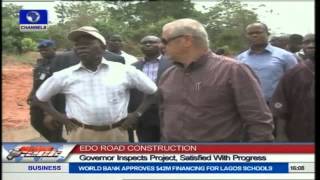 Edo Road Construction: Governor Inspects Project, Satisfied With Progress