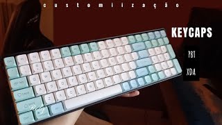 Custom teclado Aigo-A100 + Teclas Ice Crystal Mint