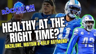 Detroit Lions Get Good News Today: Getting Healthy At The Right Time!