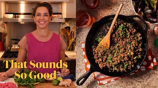Crispy Gingery Ground Beef | That Sounds So Good