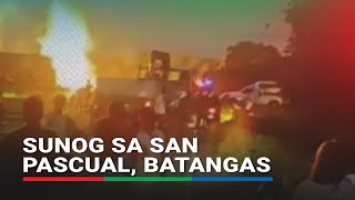 Imbakan ng krudo nasunog sa San Pascual