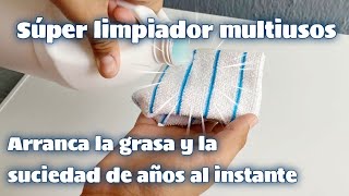 Súper limpiador multiusos - Arranca la grasa y la suciedad de años al instante