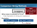Comparison String Methods