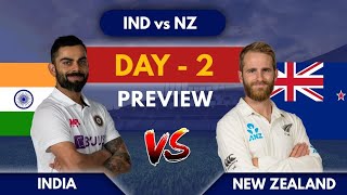 🔴Live: India vs New Zealand 2nd Test Match Day 2 Live | Pre Match IND vs NZ LIVE ANALYSIS Day 2