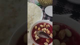 Đánh t.iết canh dê đông cứng như thạch #food #amthuc #cooking