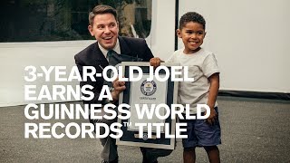 Volvo Trucks and 3-year-old Joel get A GUINNESS WORLD RECORDS™ title