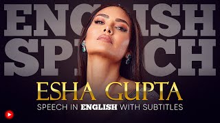 ENGLISH SPEECH | ESHA GUPTA: Feminine Hygiene (English Subtitles)