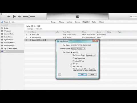 How to Burn Songs from iTunes to a CD How to Burn Songs from iTunes to a CD