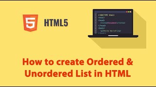 Mastering HTML Lists: Unordered, Ordered, Description, Nested, and Horizontal Lists | Tutorial