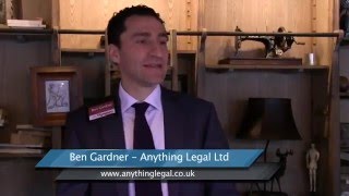 Ben Gardner Anything Legal BNI 60 Seconds YouTube sharing