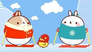 Molang Hindi | Ski School | Funny Hindi Animal Cartoons