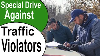 DYSP traffic north kashmir launches drive against traffic violators || Navdeep News ||