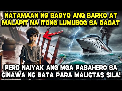 Tinamaan ng Bagyo ang Barko at Malapit na itong Lumubog, Hanggang sa…