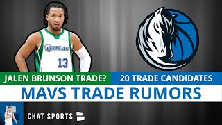 Dallas Mavericks Trade Rumors On Jalen Brunson + Top 20 NBA Trade Targets Before The Trade Deadline