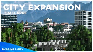 Building A City #85 (S2) // City Expansion #6 // Minecraft Timelapse