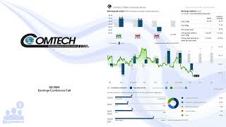 $CMTL Comtech Telecommunications Q2 2024 Earnings Conference Call