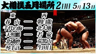 大相撲　幕下上位五番　＜令和６年五月場所・２日目＞SUMO