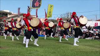 松本青年会（沖縄市）　伝統エイサー　エイサー演舞　第１２回美ら里まつり（沖縄市農民研修センター）