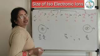 SIZE OF ISO ELECTRONIC IONS