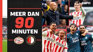 🎥 UNIEKE BEELDEN van de kraker PSV 🆚 Feyenoord! 🤩 | Meer Dan 90 Minuten