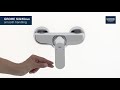 GROHE Eurosmart Cosmopolitan - Exposed Single Lever Shower Mixers with 1 outlet