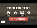 Awesome Tooltip Text On Hover - Tutorial Using Only HTML & CSS