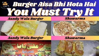Street Food Ep 08 | Burger & Shawarma itna Sasta OMG | Oye Hoye Foodie |