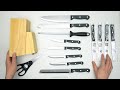 Amazon Basics 14-Piece Kitchen Knife Set Unboxing