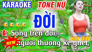 Karaoke Đời Tone Nữ | ST: Băng Nhi | Karaoke Thanh Danh