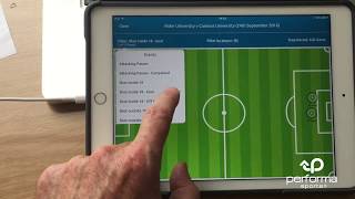 Pitch Locator for live \u0026 post game analysis: Performa Sports iPad app