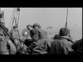 officers examine a miniature table map of anzio beachhead and activities of soldi...hd stock footage