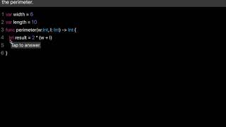Learn Swift: Complete the function by adding missing return statement (Chapter 9 Challenge 2)