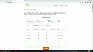 Time Salary Calculator