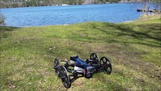 TILT Scout WR, rugged drone that flies, runs, climbs, and swims