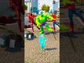 GTA 5 Hulk Help Spider-Man and Iron-Man #shorts #viral #gta5 #gta