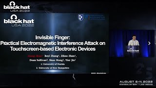 Invisible Finger: Practical Electromagnetic Interference Attack on Touchscreen-based Devices