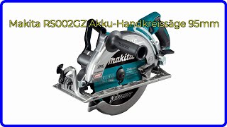 BEWERTUNG (2024): Makita RS002GZ Akku-Handkreissäge 95mm. WESENTLICHE Einzelheiten