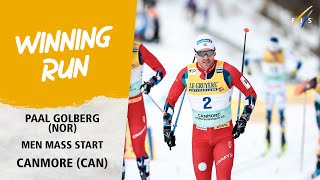 Golberg pips Klaebo for Mass Start win | FIS Cross Country World Cup 23-24