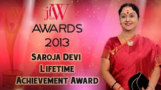 MGR will never be forgotten | Saroja Devi | Lifetime Achievement Award | JFW Achievers Awards
